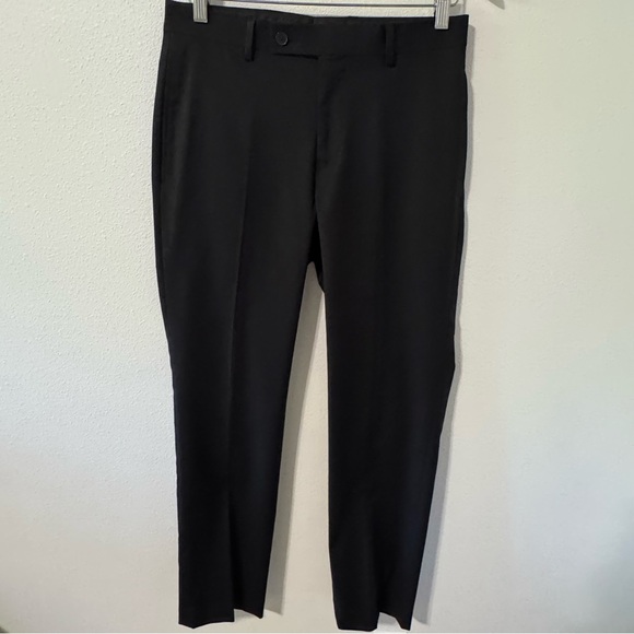 Calvin Klein Slim Fit Trousers Pants Black Prom HOCO Evening Wedding-29x30 - Picture 2 of 9